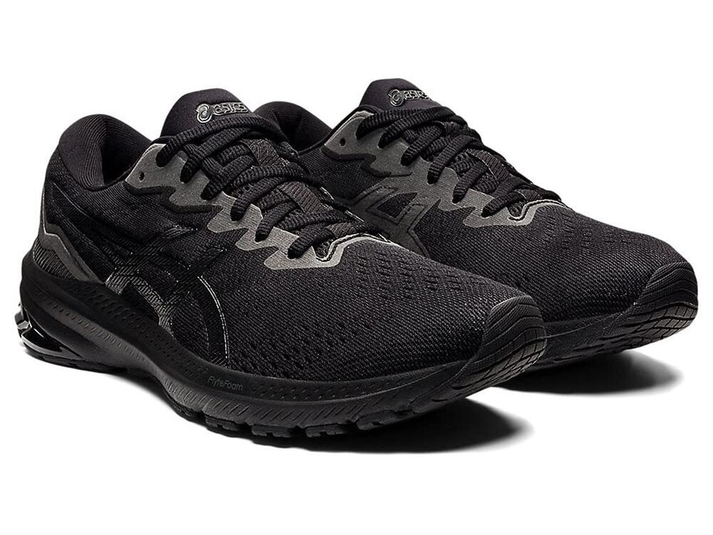 ASICS Men's GT-1000 11 Running Shoes, 11.5 EXTRA WIDE 4E Black/Black